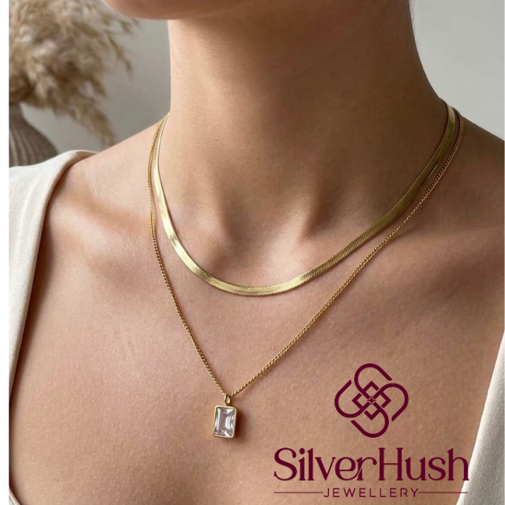 White Stone Double Layered
