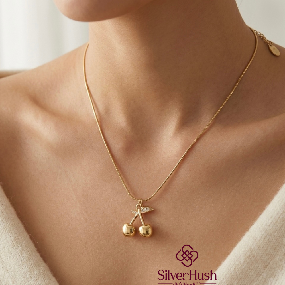 Glazed Cherry Necklace