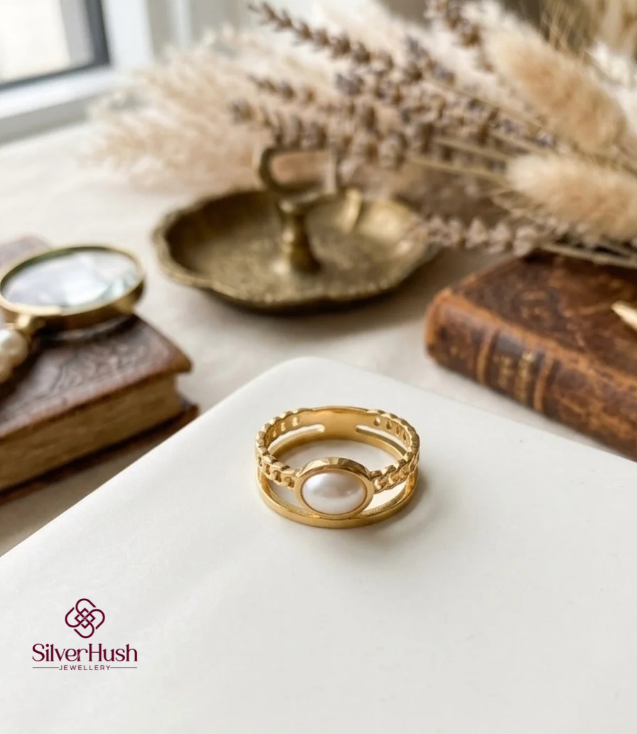 Moonlight Pearl Ring